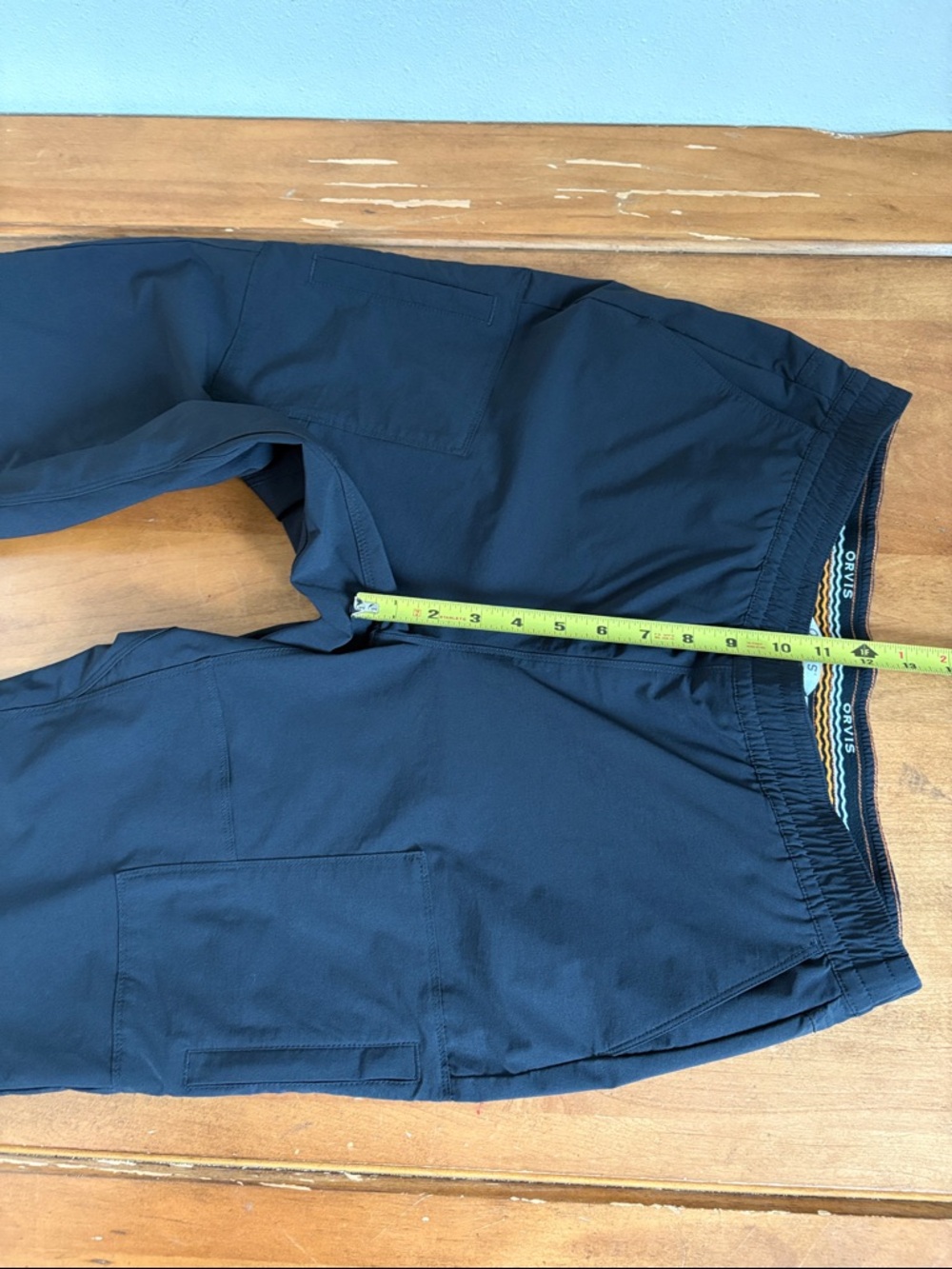 Orvis Black Lined Cargo Performance Pants Size 12 - Picture 4 of 14